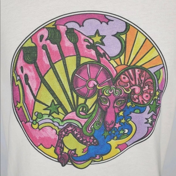 Tommy Hilfiger X Zendaya Aries Zodiac T Shirt Sz 2 - Picture 2 of 8